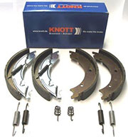 Knott Brake Shoe Axle Pack: 250x40 A/R