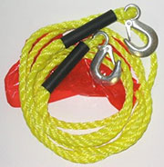 Tow Rope 4m: 4000kg with Forged Hooks