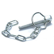 Flat Cotter Pin & Chain: plated