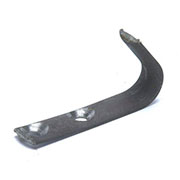 Rope Hook: 3" Half Round - zinc plated