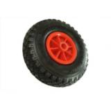 260mm Pneumatic Wheel - Plastic Rim - 20mm Bore