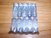 Rope Hook: Pressed Steel - Plated: Pack of 10