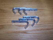 Rope Hook: 3" Half Round - zinc plated: Pack of 6